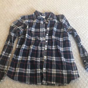 Plaid J crew shirt